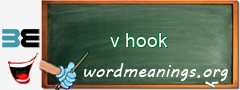 WordMeaning blackboard for v hook